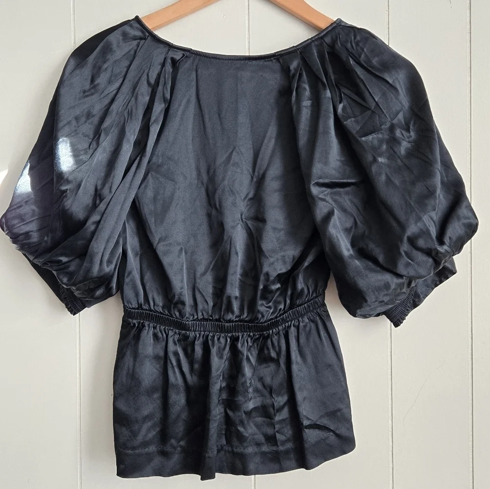 Madewell Women Puff Sleeve Blouse-Size S